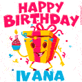 Funny Happy Birthday Ivana GIF