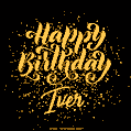 Happy Birthday Card for Iver - Download GIF and Send for Free