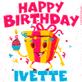 Funny Happy Birthday Ivette GIF