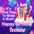 It's Your Day To Make A Wish! Happy Birthday Ivonne!