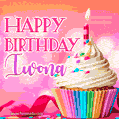 Happy Birthday Iwona - Lovely Animated GIF