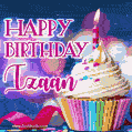 Happy Birthday Izaan - Lovely Animated GIF