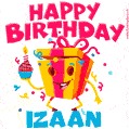 Funny Happy Birthday Izaan GIF