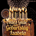 Alles Gute zum Geburtstag Izabela (GIF)