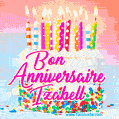 Joyeux anniversaire, Izabell! - GIF Animé