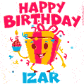 Funny Happy Birthday Izar GIF