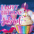 Happy Birthday Jabriel - Lovely Animated GIF
