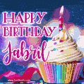 Happy Birthday Jabril - Lovely Animated GIF