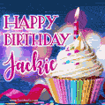 Happy Birthday Jackie - Lovely Animated GIF