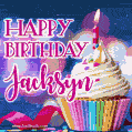 Happy Birthday Jacksyn - Lovely Animated GIF