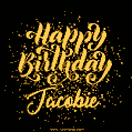 Happy Birthday Card for Jacobie - Download GIF and Send for Free