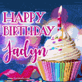 Happy Birthday Jadyn - Lovely Animated GIF