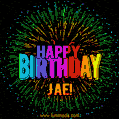 New Bursting with Colors Happy Birthday Jae GIF and Video with Music