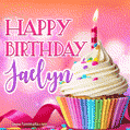 Happy Birthday Jaelyn - Lovely Animated GIF