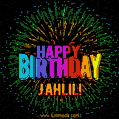 New Bursting with Colors Happy Birthday Jahlil GIF and Video with Music