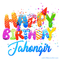 Happy Birthday Jahongir - Creative Personalized GIF With Name