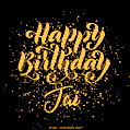 Happy Birthday Card for Jai - Download GIF and Send for Free