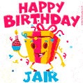 Funny Happy Birthday Jair GIF