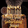 Alles Gute zum Geburtstag Jaiya (GIF)