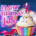 Happy Birthday Jake - Lovely Animated GIF