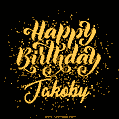 Happy Birthday Card for Jakoby - Download GIF and Send for Free
