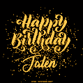 Happy Birthday Card for Jalen - Download GIF and Send for Free