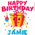 Funny Happy Birthday Jamie GIF