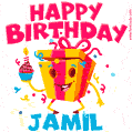 Funny Happy Birthday Jamil GIF