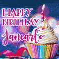 Happy Birthday Jancarlo - Lovely Animated GIF