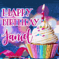 Happy Birthday Janiel - Lovely Animated GIF