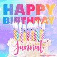 Funny Happy Birthday Jannat GIF