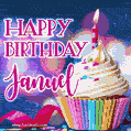 Happy Birthday Januel - Lovely Animated GIF