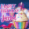 Happy Birthday Jarred - Lovely Animated GIF