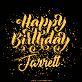 Happy Birthday Card for Jarrett - Download GIF and Send for Free