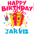 Funny Happy Birthday Jarvis GIF