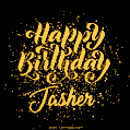 Happy Birthday Card for Jasher - Download GIF and Send for Free