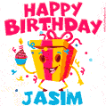 Funny Happy Birthday Jasim GIF