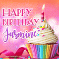 Happy Birthday Jasmine - Lovely Animated GIF