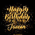 Happy Birthday Card for Javeon - Download GIF and Send for Free