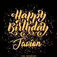 Happy Birthday Card for Javion - Download GIF and Send for Free