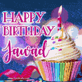 Happy Birthday Jawad - Lovely Animated GIF