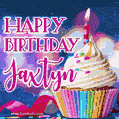 Happy Birthday Jaxtyn - Lovely Animated GIF