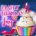 Happy Birthday Jay - Lovely Animated GIF