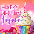 Happy Birthday Jayana - Lovely Animated GIF