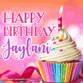 Happy Birthday Jaylani - Lovely Animated GIF