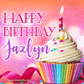 Happy Birthday Jazlyn - Lovely Animated GIF