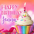 Happy Birthday Jenna - Lovely Animated GIF
