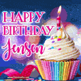 Happy Birthday Jensen - Lovely Animated GIF