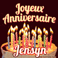 Joyeux anniversaire Jensyn GIF