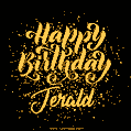 Happy Birthday Card for Jerald - Download GIF and Send for Free